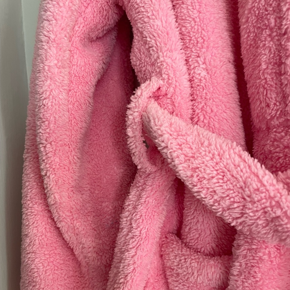Pink Plush Robe - Picture 3 of 4